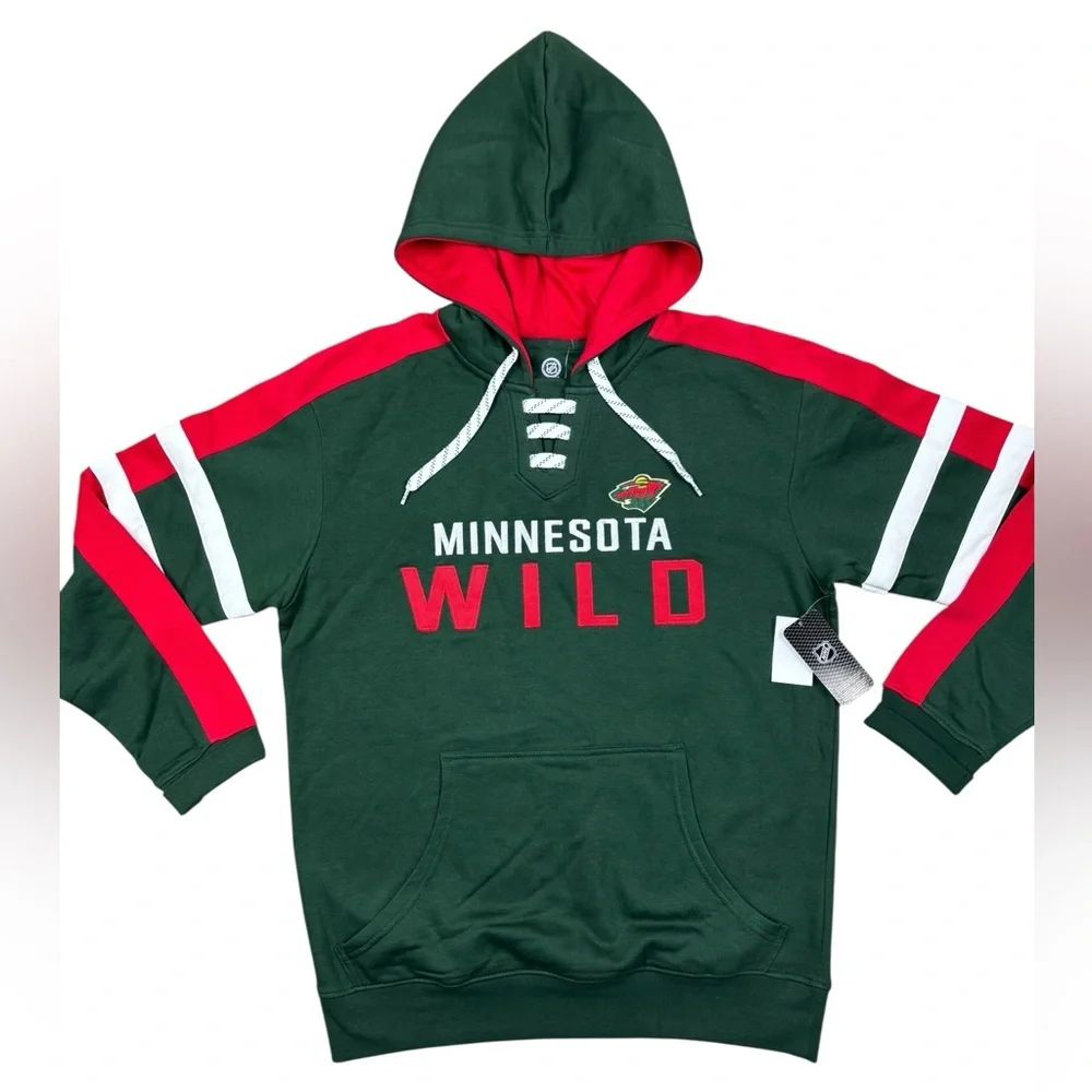 NWT MN Wild Hockey Sweatshirt Medium NHL - Picture 2 of 9